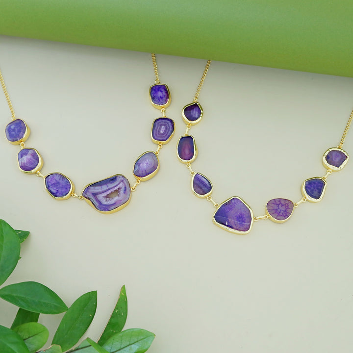 Nishka Agate Neckpiece