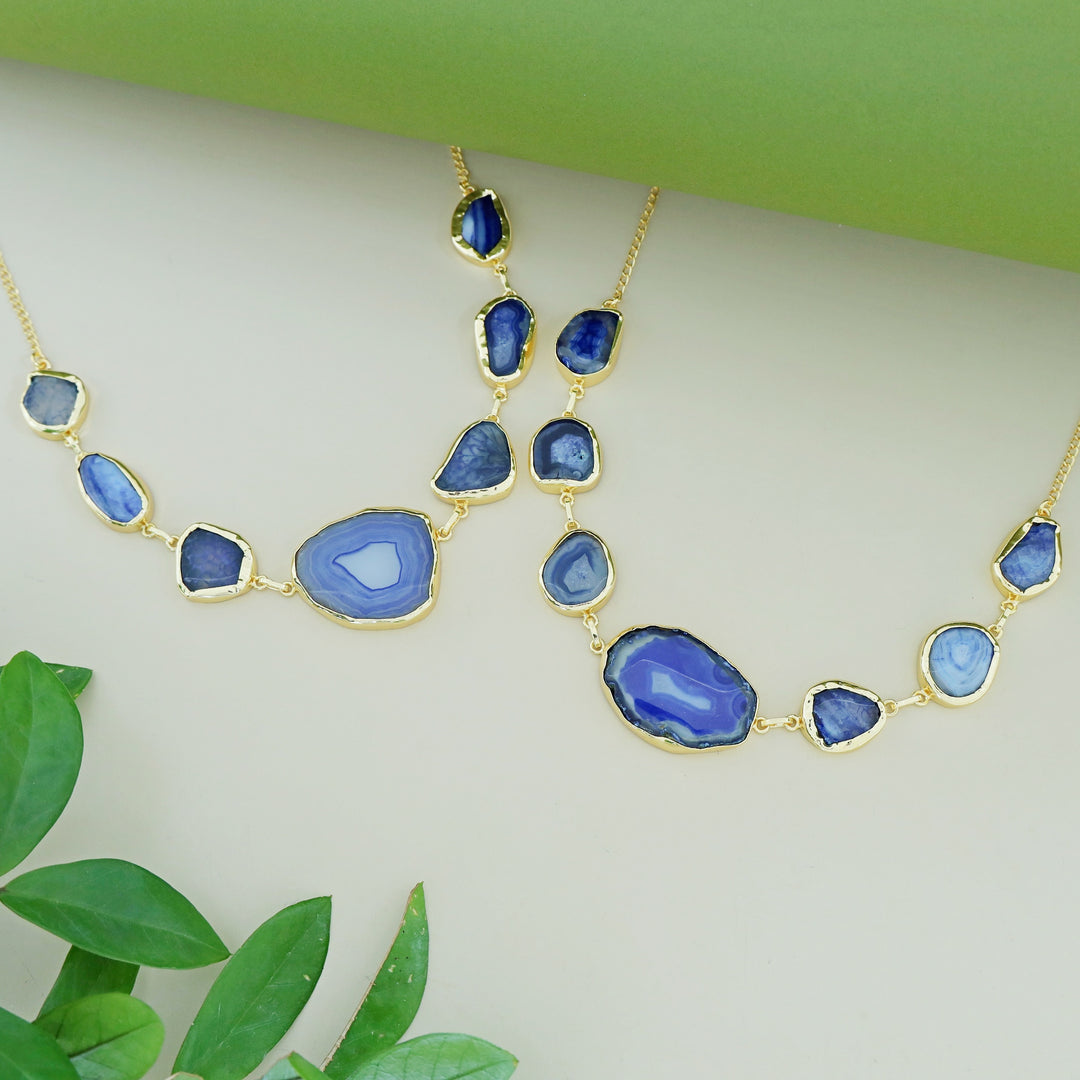 Nishka Agate Neckpiece