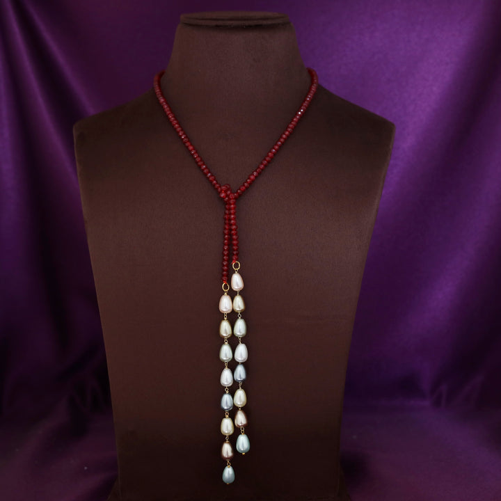 Serena Single Beaded Pearl Neckpiece