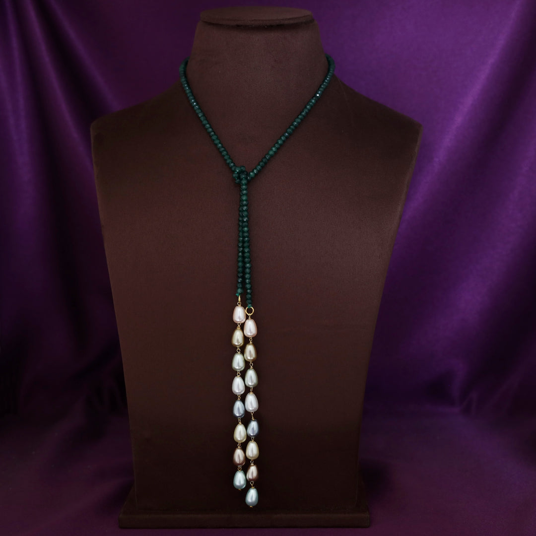 Serena Single Beaded Pearl Neckpiece