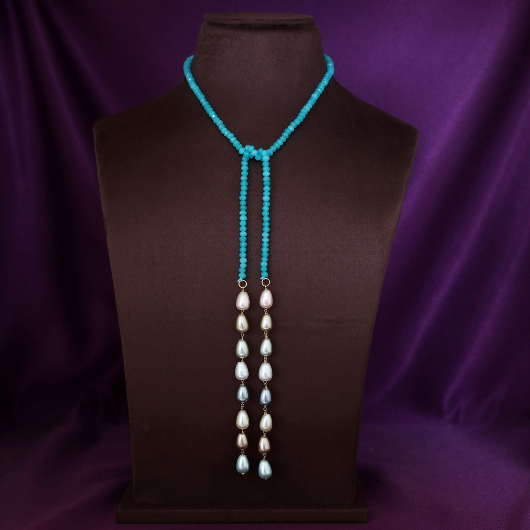 Serena Single Beaded Pearl Neckpiece