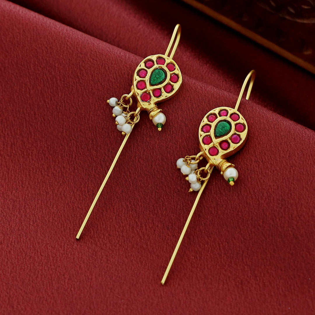 Dhvani Pearl Jadau Kundan Ear-Cuff