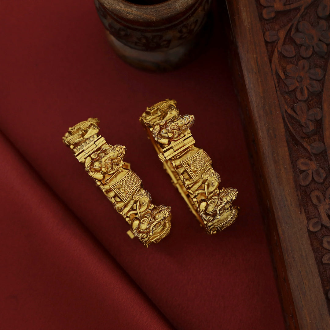 Airavath Vinayaka  Openable Bangle (Set Of 2)