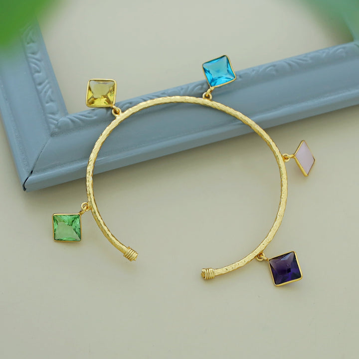 Ariadne Charm Textured Bracelet