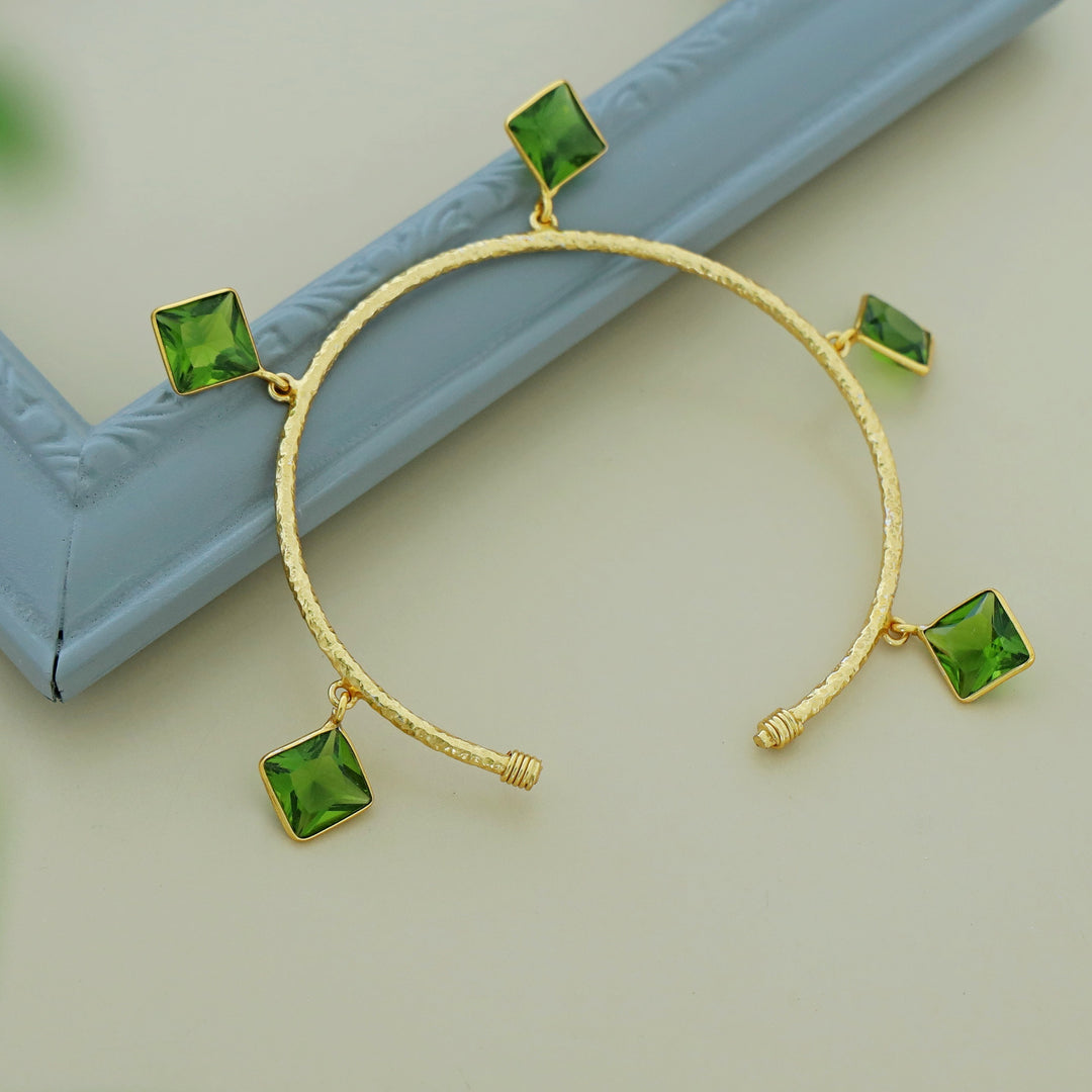 Ariadne Charm Textured Bracelet