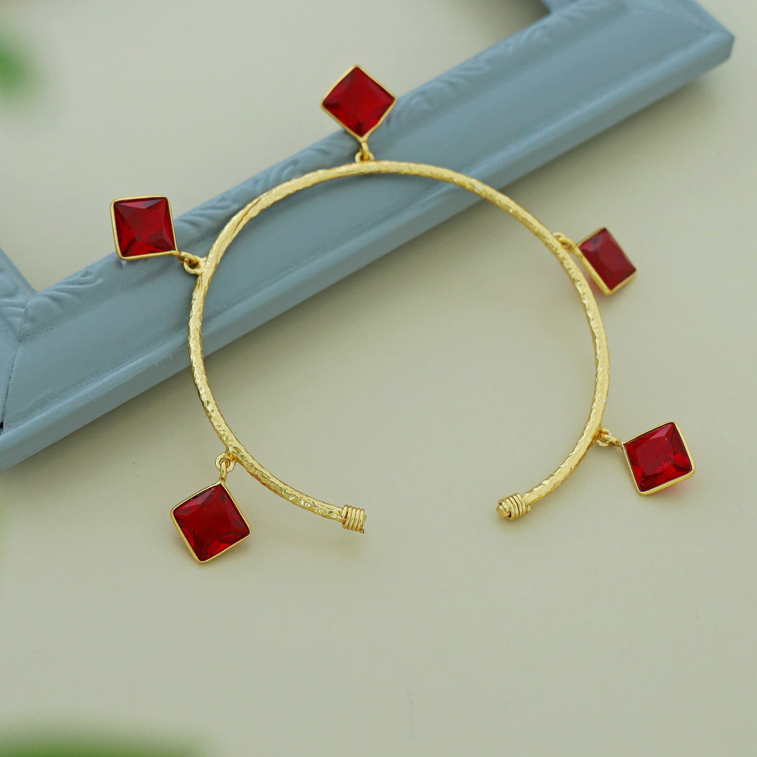Ariadne Charm Textured Bracelet