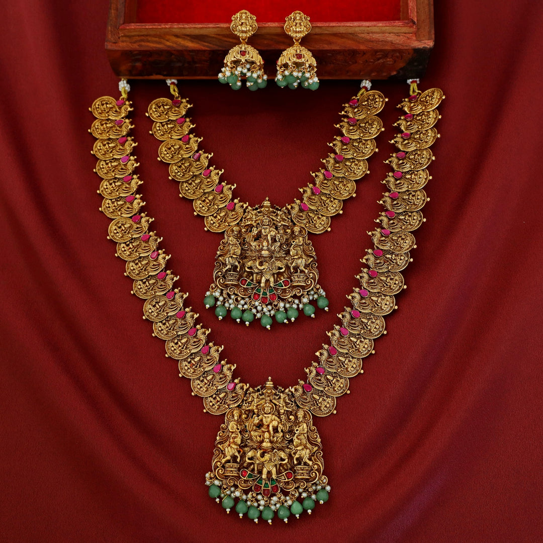Premium Mohitha Bridal Set Neckpiece With Earring