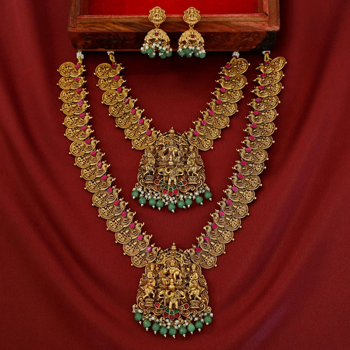 Premium Mohitha Bridal Set Neckpiece With Earring