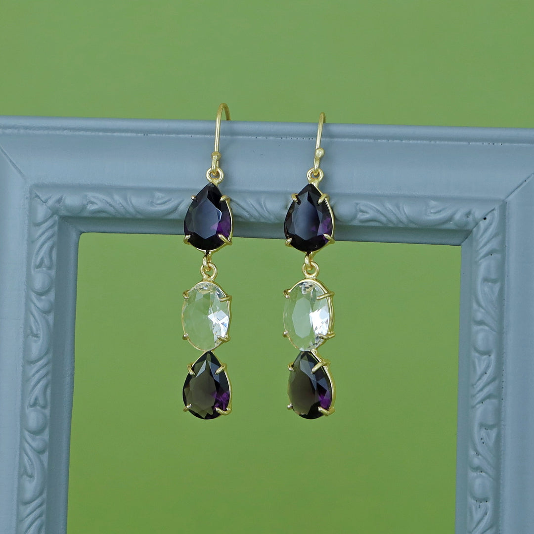 Dayita Golden Tri Glossy Claw Drop