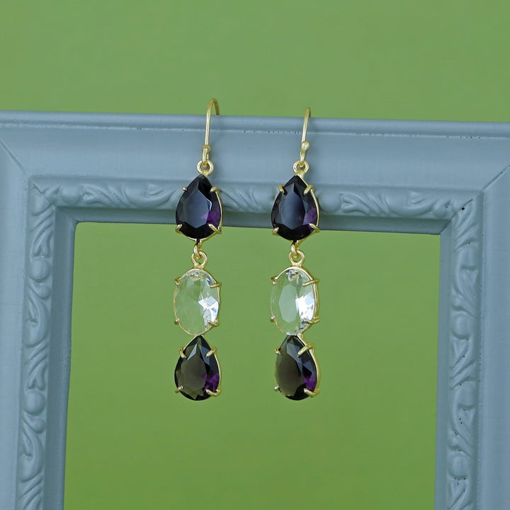Dayita Golden Tri Glossy Claw Drop