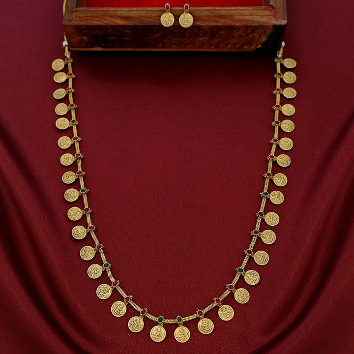 Samvitha Devi Kashi Long Neckpiece with Earring