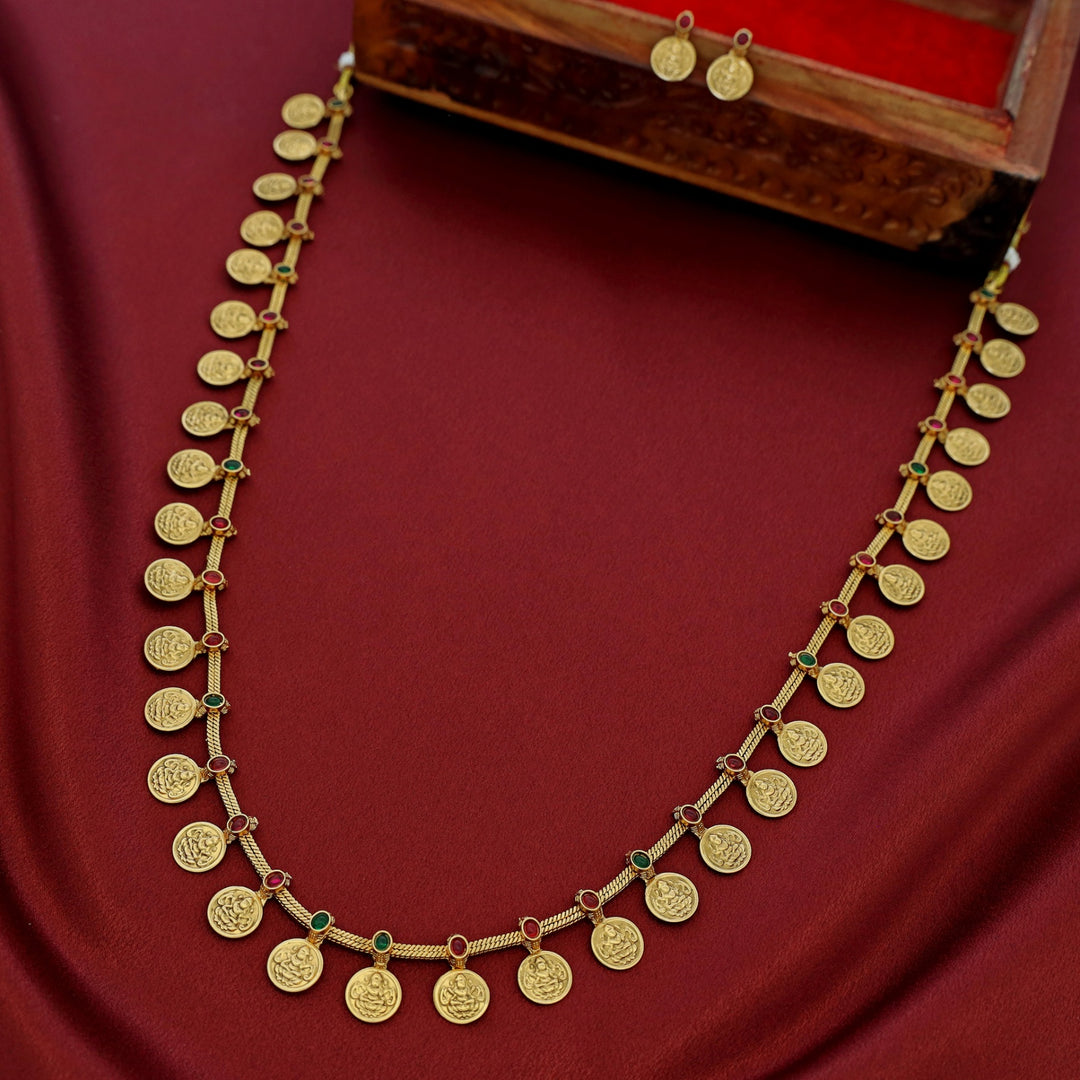 Samvitha Devi Kashi Long Neckpiece with Earring