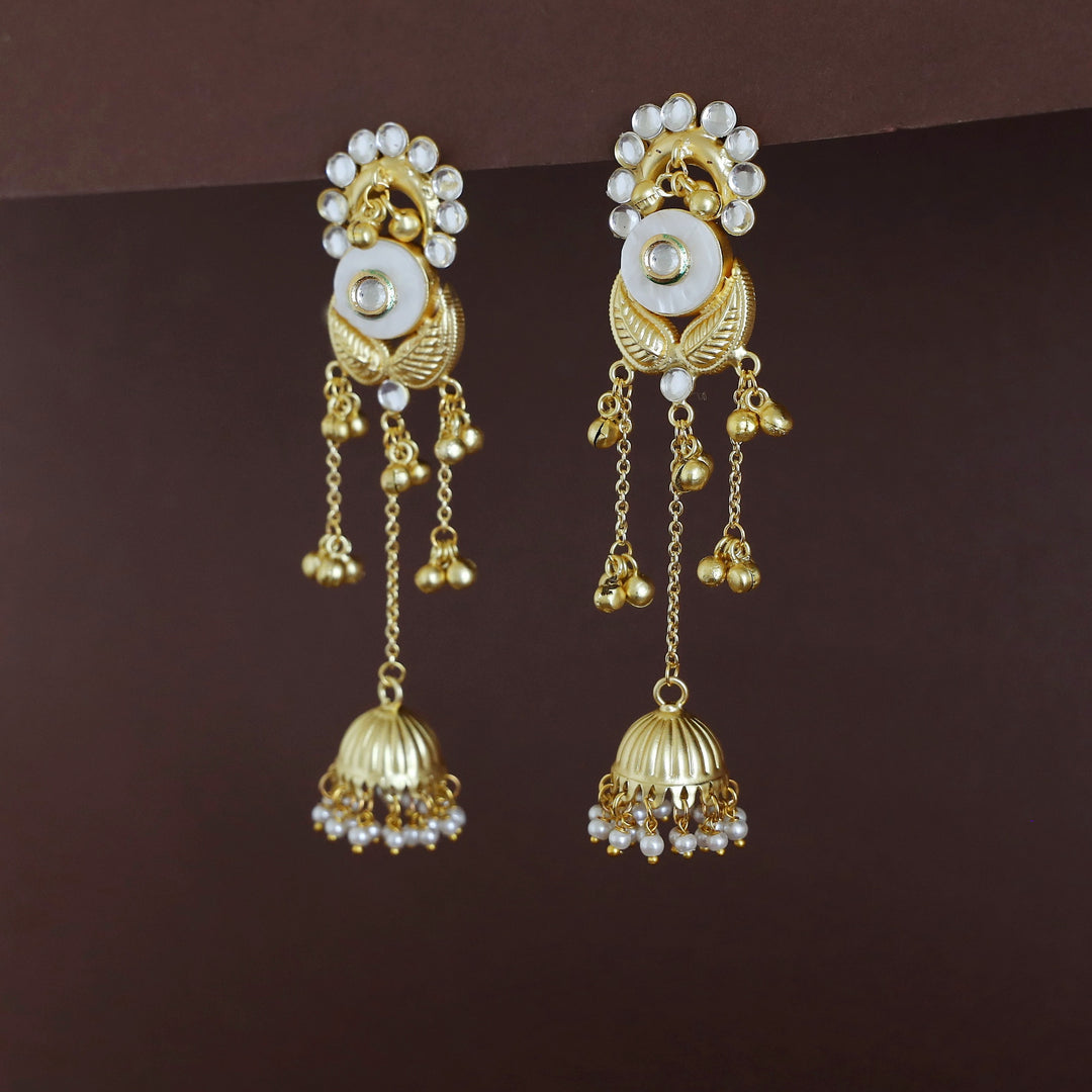 Rajitha Hanging Ghungroo Jhumka Kashmiri Earring