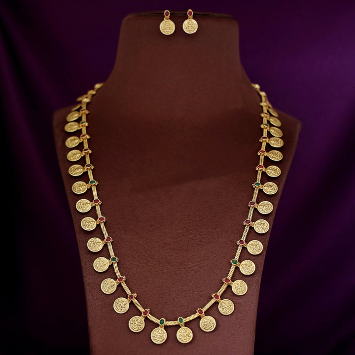 Samvitha Devi Kashi Long Neckpiece with Earring