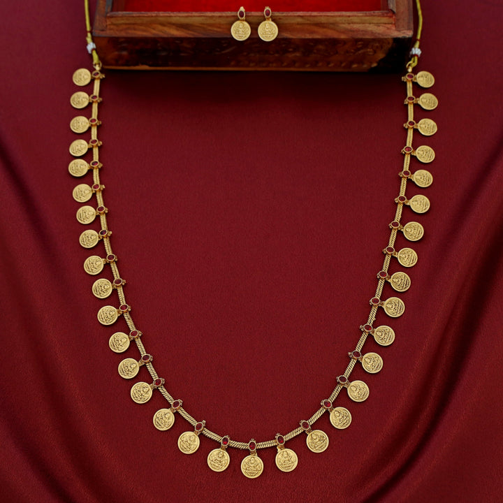 Samvitha Devi Kashi Long Neckpiece with Earring