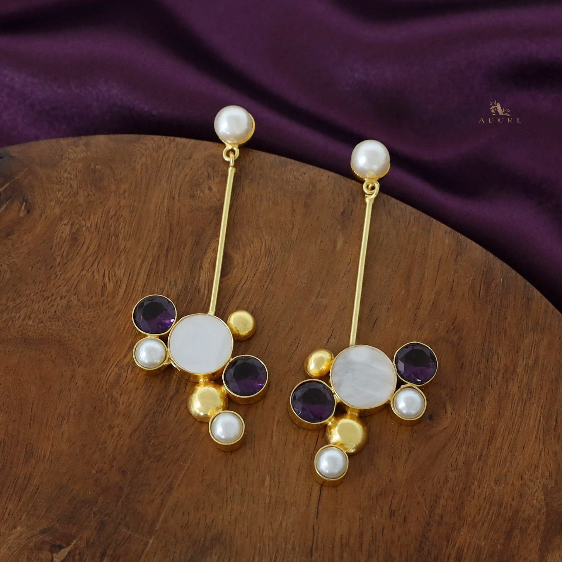 Long stick earrings store