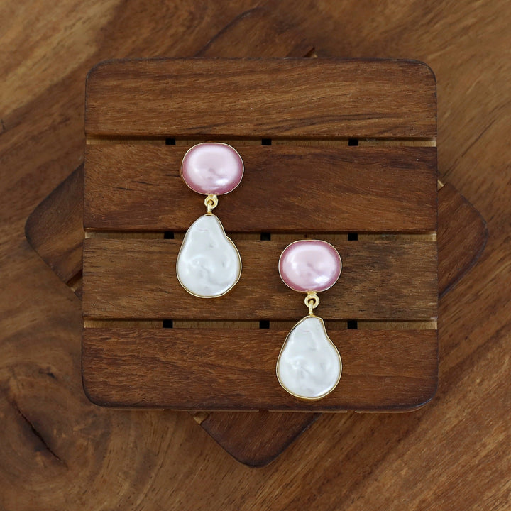 Gaila Pearl + Baroque Earring