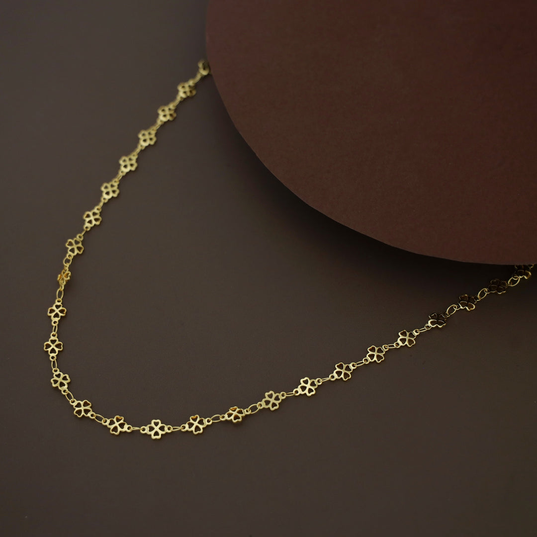 Priya Golden Flower Neckpiece