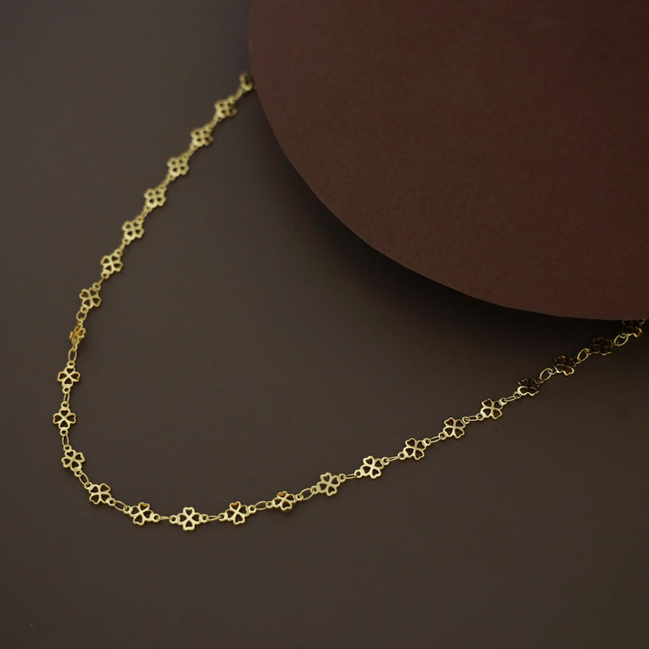 Priya Golden Flower Neckpiece