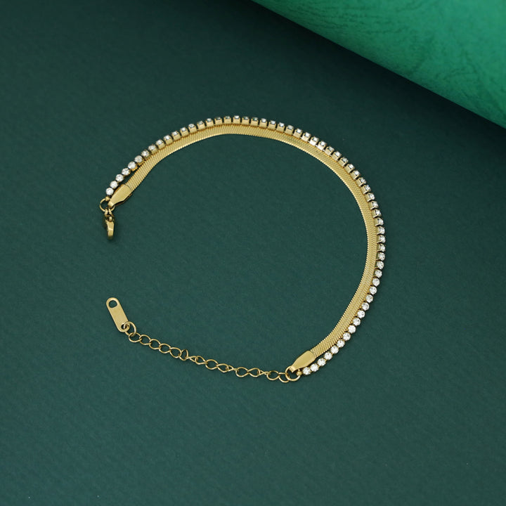 Florencia 2 Layer Chain + Stone Bracelet