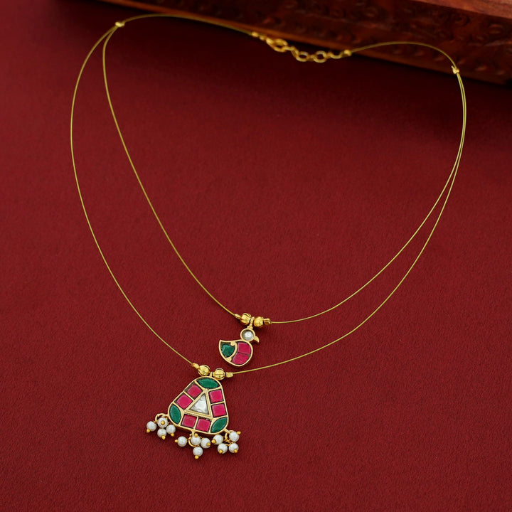 Himadri Swan Jadau Kundan String Neckpiece