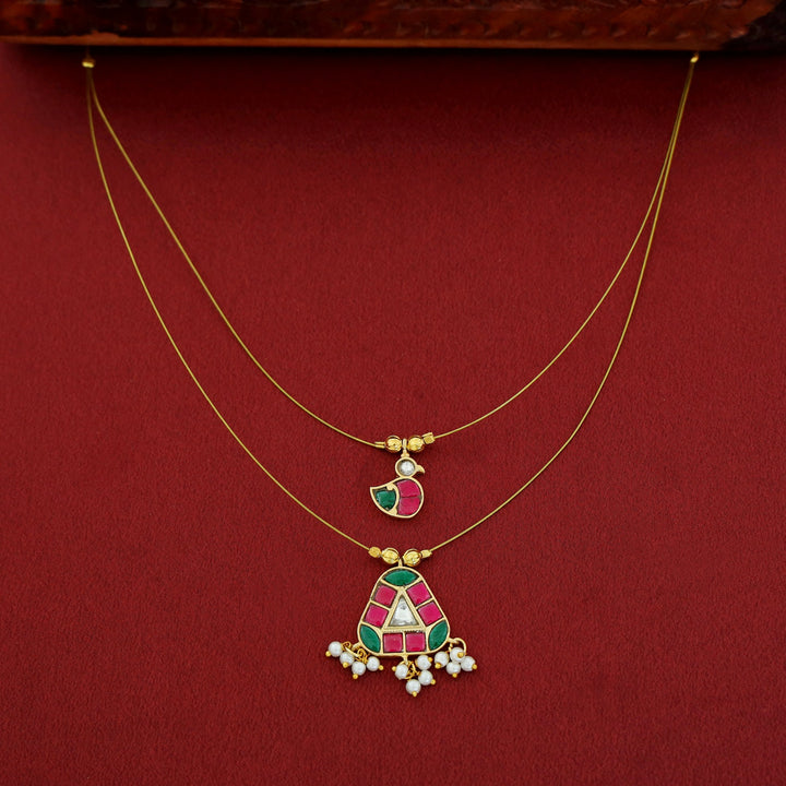 Himadri Swan Jadau Kundan String Neckpiece