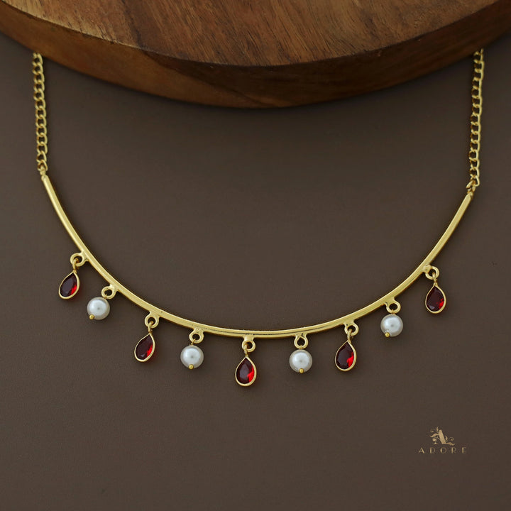 Drop Of Spring Pearl Neckpiece / Neck Cuff
