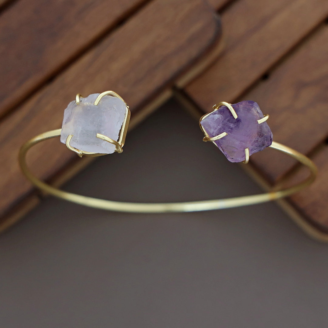 Mabel Eminent Raw Stone Bracelet (Colour Option)