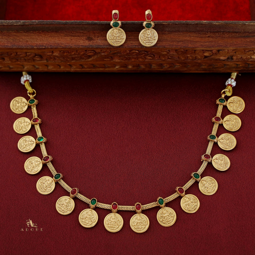 Samvitha Devi Kashi Neckpiece with Earring