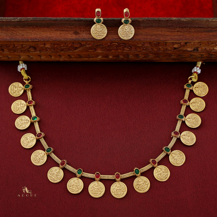 Samvitha Devi Kashi Neckpiece with Earring