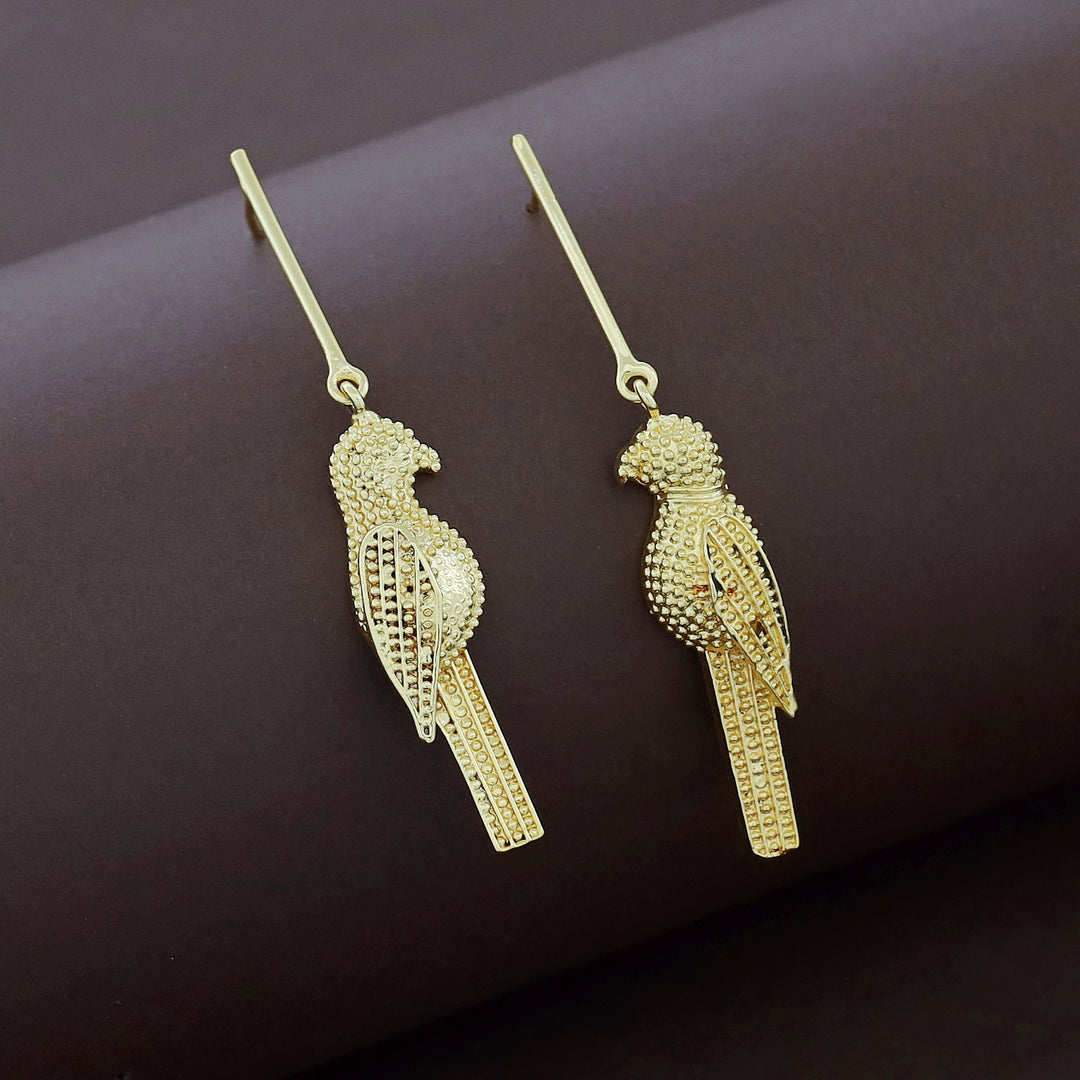 Naisha Golden Parrot Earring