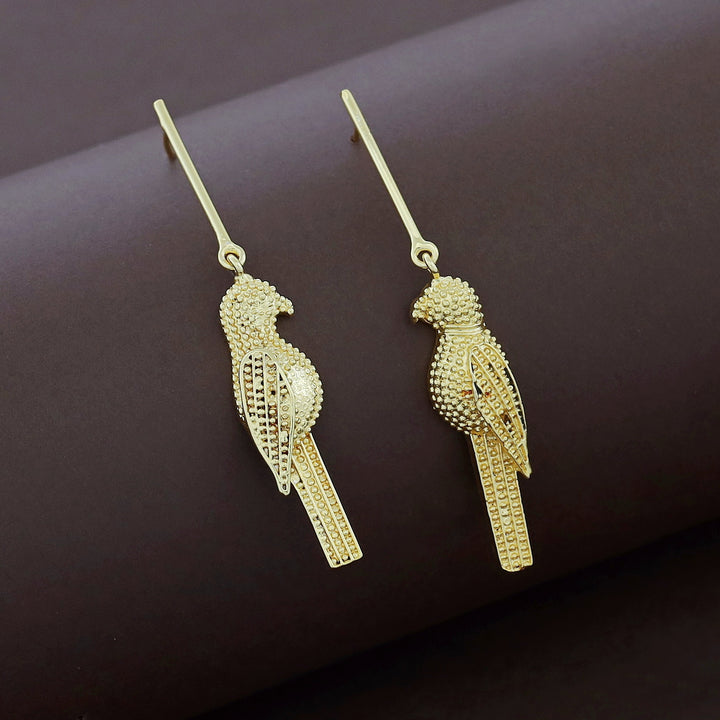 Naisha Golden Parrot Earring