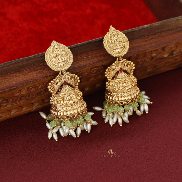 Saraswathi Devi Rice Pearl Jhumka
