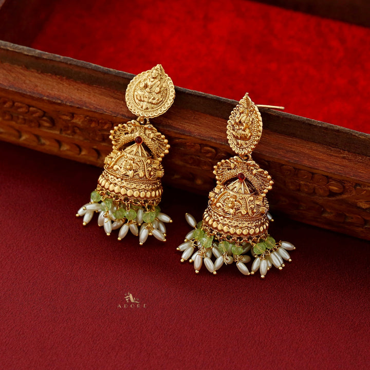Saraswathi Devi Rice Pearl Jhumka