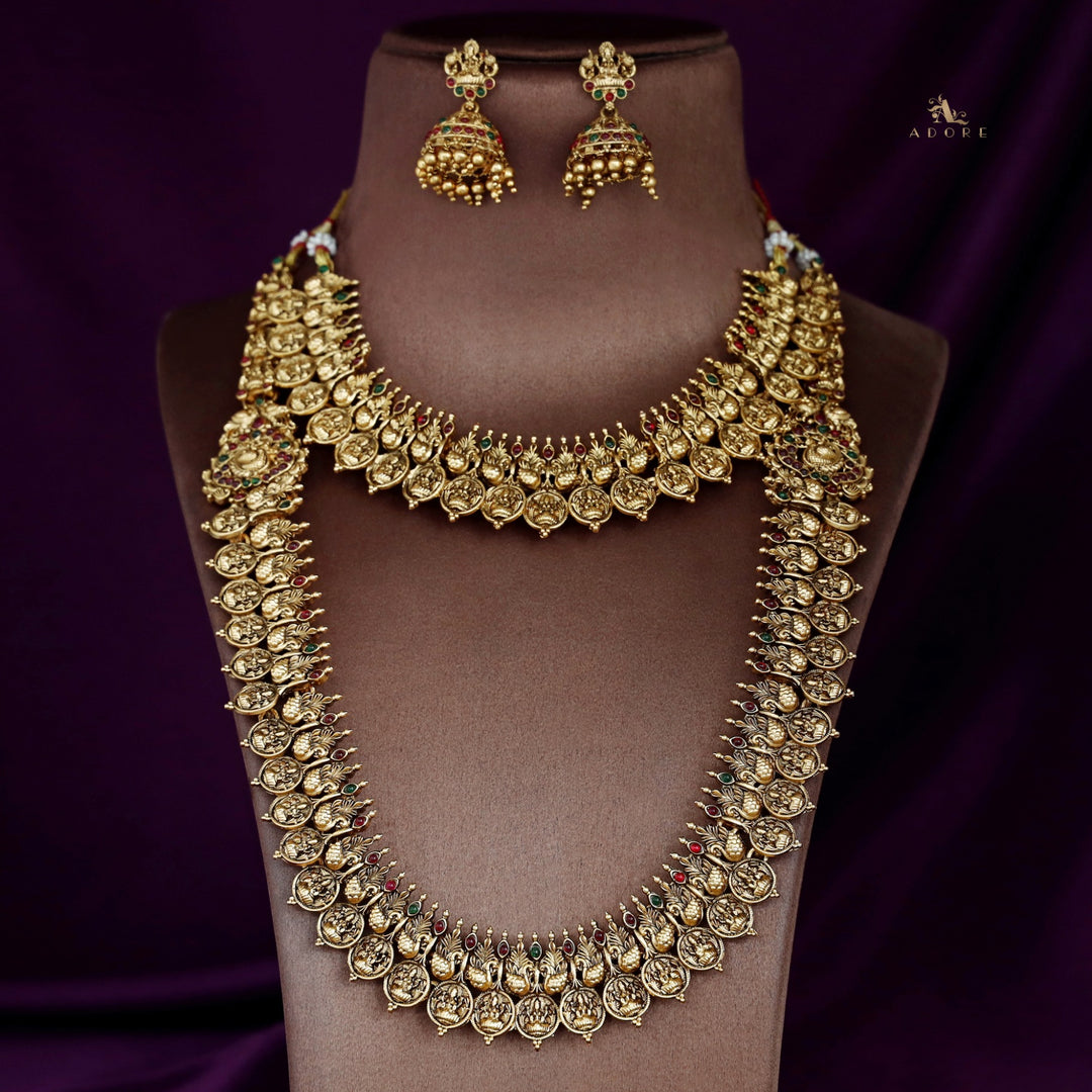 Ritu Pallavi Devi Bridal Set Neckpiece with Earring