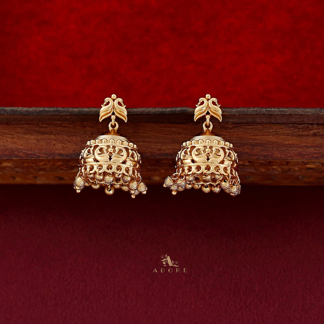 Premium Agni Devi Coin Neckpiece With Earring