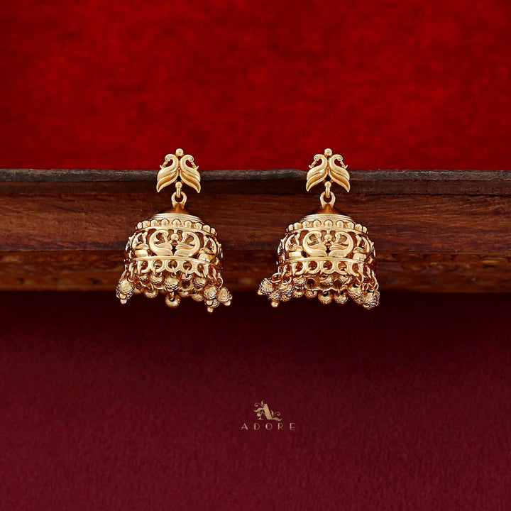 Premium Agni Devi Coin Neckpiece With Earring
