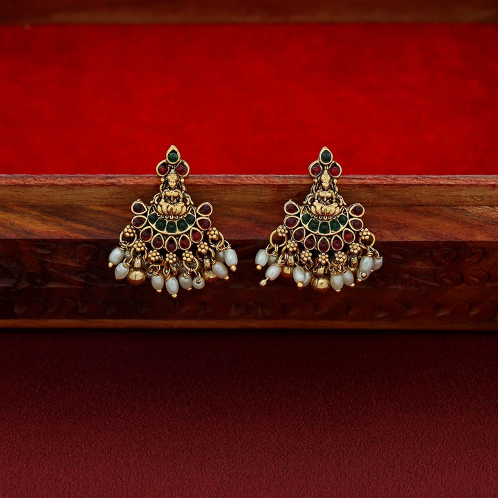 Vasundhara Devi Mayura Neckpiece With Earring