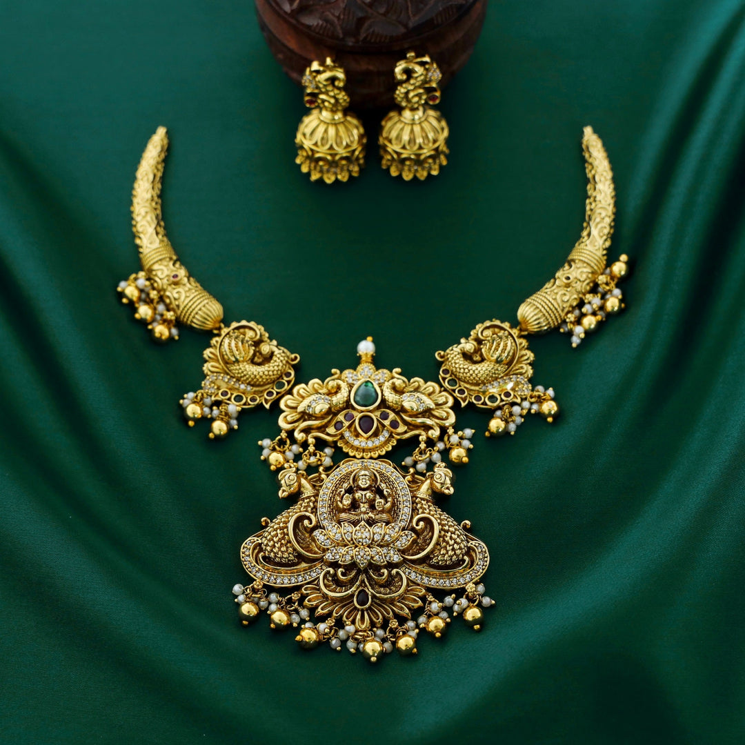 Arpita Devi Premium Neckpiece with Earring