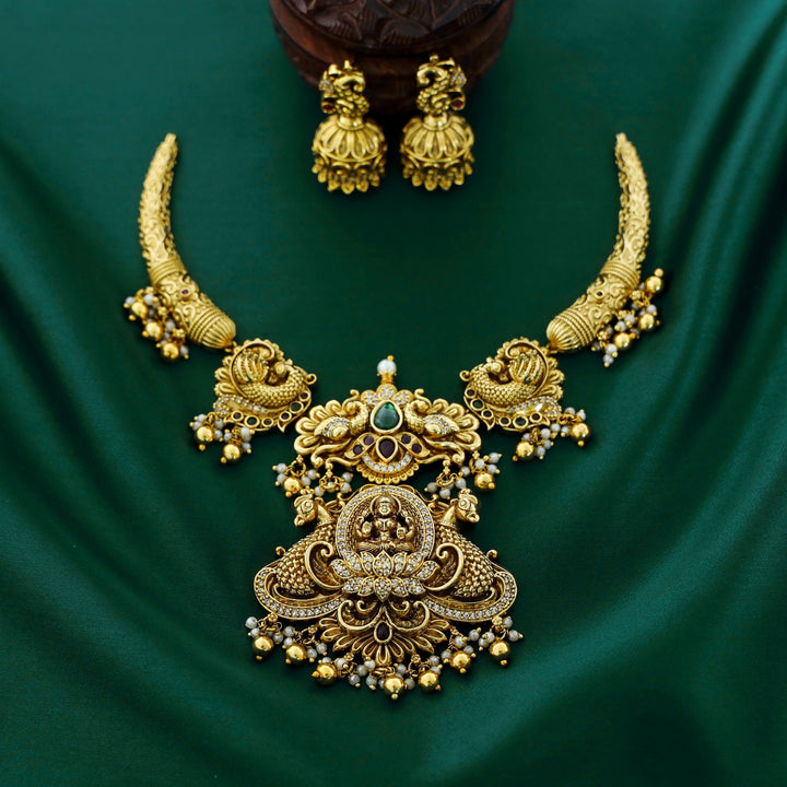 Arpita Devi Premium Neckpiece with Earring