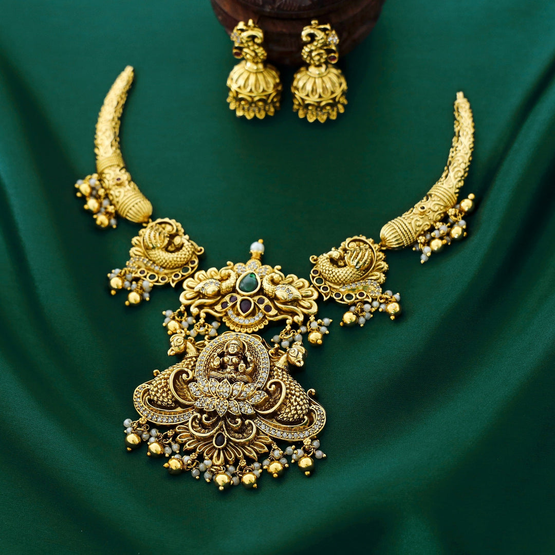 Arpita Devi Premium Neckpiece with Earring