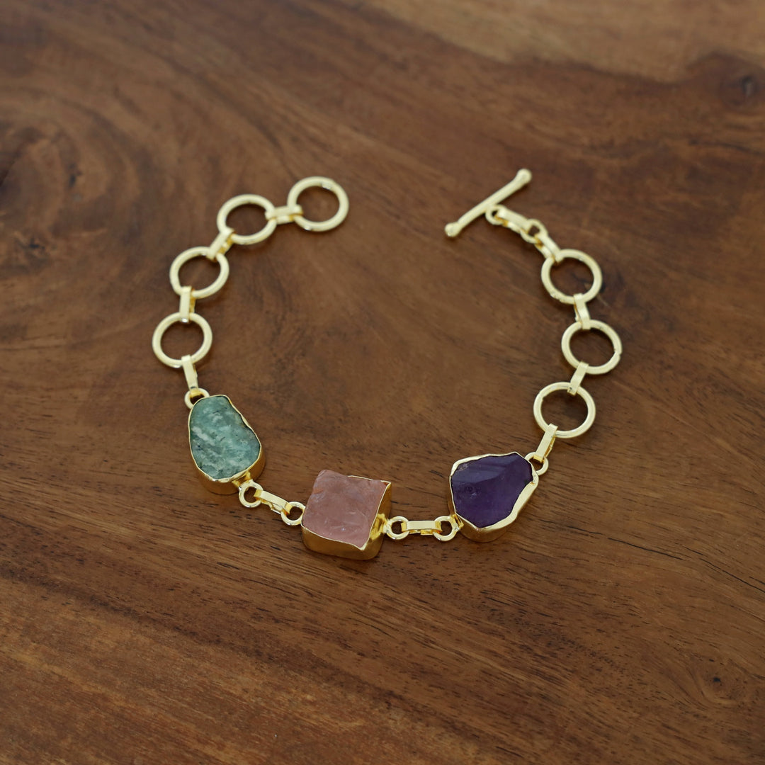 Eminent 3 Stone Bracelet