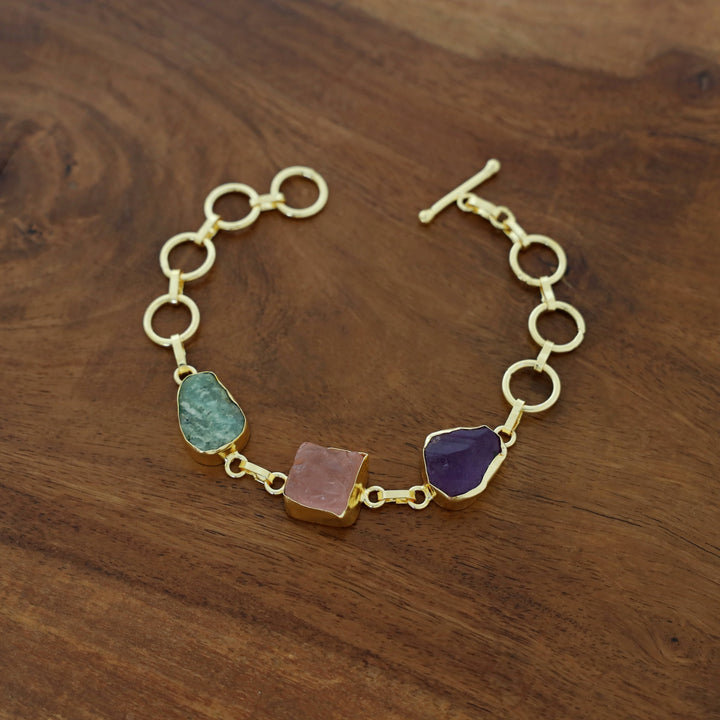 Eminent 3 Stone Bracelet
