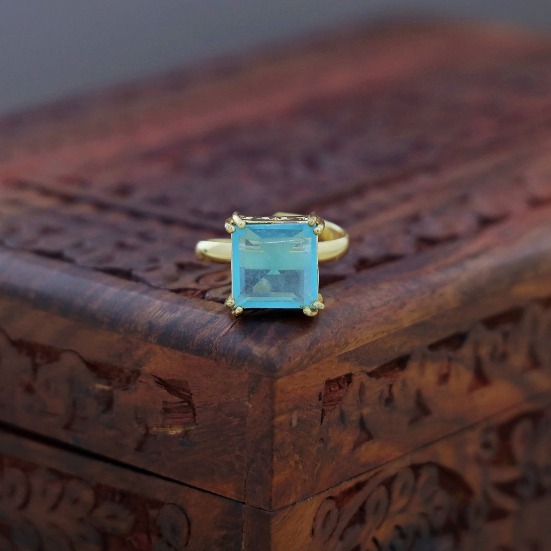 Diana Square Rings (Colour Options)