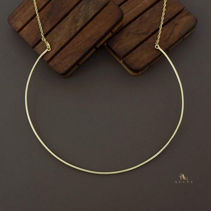 Emery Golden Chain Neck Cuff