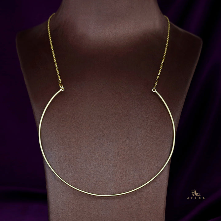 Emery Golden Chain Neck Cuff