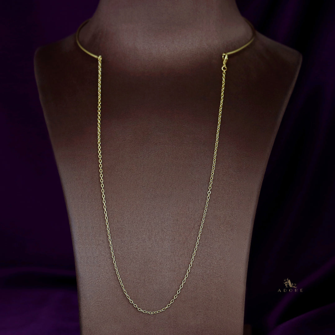 Emery Golden Chain Neck Cuff
