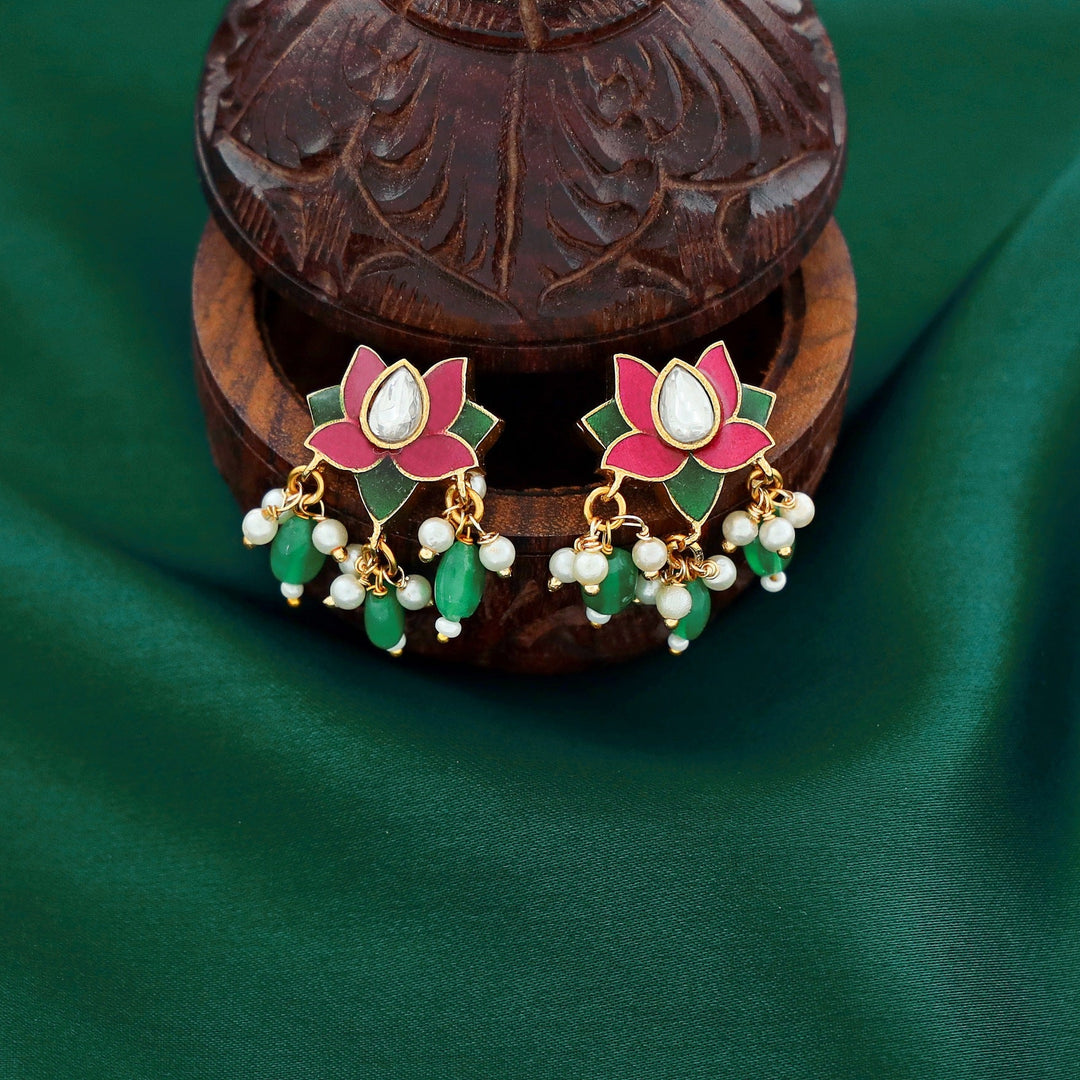 Dhala Padma Neckpiece with Earring