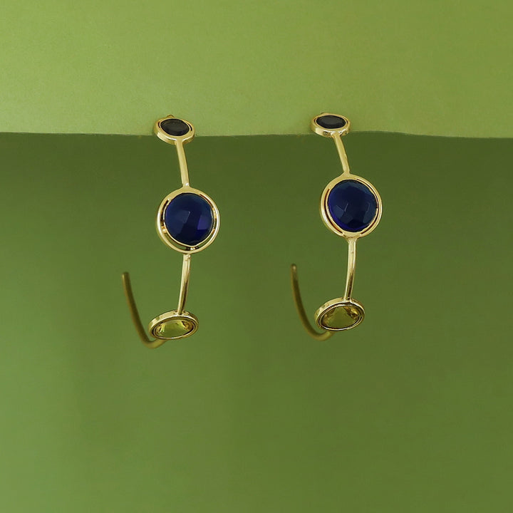 Firdaus Tri Glossy Hoop Earring