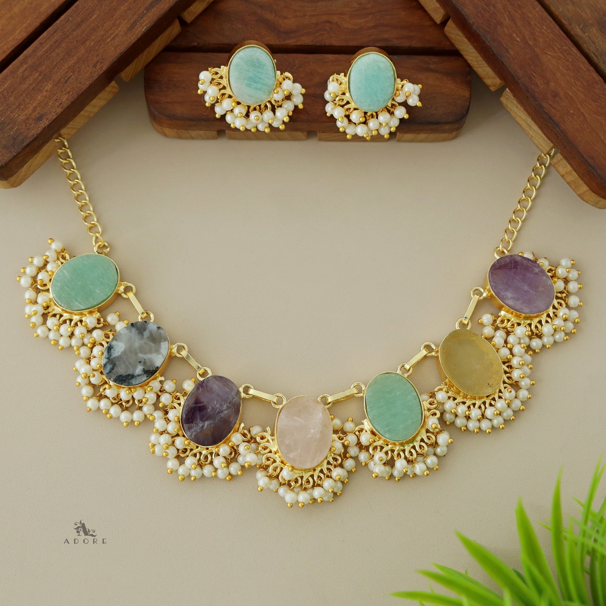 FRAMeWORK OCUCCI/別注STONE CHOKER ONYX
